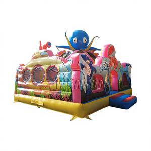 WINSUN - Castillo Inflable de Octopus Grande Personalizable con Color y Logotipo, Resistente al Fuego, de PVC - Product Image 1