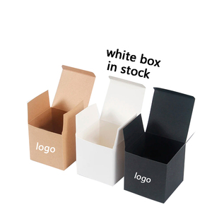 Hộp giấy kraft cá nhân hóa, gấp hình vuông, đựng nến thơm, dùng làm hộp quà tặng - Product Image 1