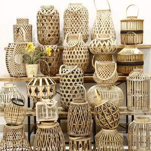 Factory Direct Sale Retro Handmade Rattan Bamboo And Wood Weaving Wind <strong>Lanterns</strong> And New Chinese Ornaments - Product Image 6