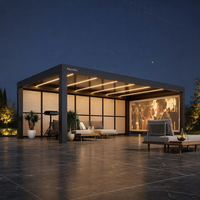 Aluminium pergola, gemotoriseerde pergola, aluminium buitenpergola, bioklimatische pergola, tuinhuisjes, gazebo
