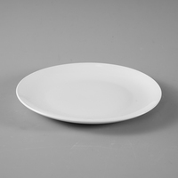 Plats empilables en céramique en vrac de plateau de dessous de plat de service de restaurant