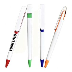 Advertising Plastic Customized Logo Press Oil <b>Pen</b> Ballpoint <b>Pens</b> - Product Image 1