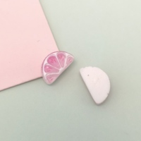 Fruit Oranje Plak Hars Bedels Miniatuur Mandarijn 15Mm Voor Nagel Bedels, Slijm Benodigdheden, Sieraden Maken Diy Accessoires
