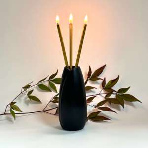 Ensemble de bougies très vendu, bougies au ghee parfumées, combustion longue durée, ensemble de bougies éternelles pour <span class=keywords><strong>la</strong></span> fête des mères, OEM disponible - Product Image 1