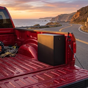 Black 5-Drawer Heavy Duty Matte Black Pickup Storage <b>Box</b> with <b>Lock</b> - Product Image 5