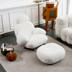<span class=keywords><strong>Fauteuil</strong></span> inclinable confortable pour adultes et chaises longues de détente simples modernes meubles de salon <span class=keywords><strong>paresseux</strong></span> chaise de canapé à bascule - Product Image 2