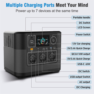 Central Eléctrica Portátil LVYUAN de 2000W con Batería LiFePO4, Generador de Carga de 1200W para Hogares con Energía <span class=keywords><strong>Solar</strong></span> - Product Image 3