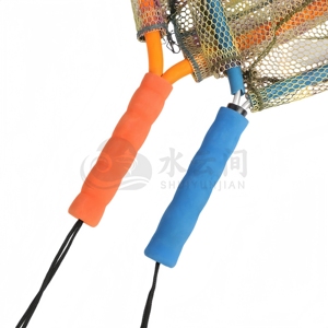 Épuisette de pêche à main flottante intégrale avec poignée en aluminium, haute flottabilité, robuste et durable - Product Image 3