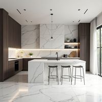 Ensemble d'armoires de cuisine pliables multifonctionnelles CBMmart en contreplaqué/panneaux de particules/MDF