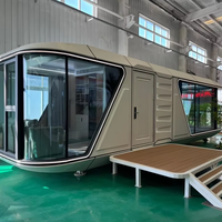 Maison en capsule spatiale préfabriquée en acier à vente chaude |   Appartement et mini-maison en direct d'usine pour une utilisation commerciale rapide