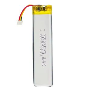 Más de 1000 modelos, 700 en stock, contáctenos 551975 Batería de iones de litio de 1100 mAh y 3.8 V, celda de polímero recargable personalizada de fábrica - Product Image 1