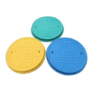 EN124 Couvercle de trou d'homme composite en fibre de verre SMC/BMC à charnière en résine carrée pour projets <span class=keywords><strong>immobiliers</strong></span> - Product Image 6
