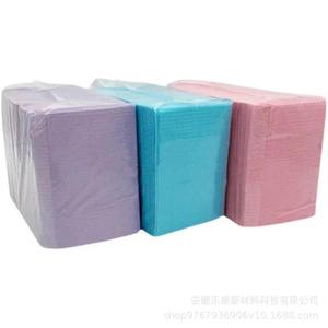 Bavoirs dentaires jetables carrés en papier, protège-salives pour soins bucco-dentaires adultes 710g Origine Chine OEM - Product Image 3