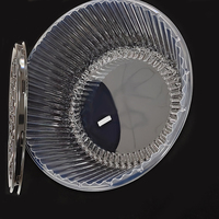 Vente en gros Design Personnalisé Jetable Ops Emballage Alimentaire de Qualité Boîtes à Gâteau Transparentes Emballage Gâteau Dôme Conteneur avec Couvercle