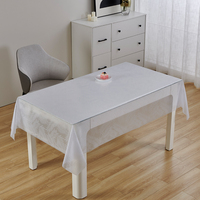 Nappe en PVC Premium RNPT, imperméable, résistante aux rayures, facile d'entretien, protection de table pour la maison, la cuisine et la salle à manger
