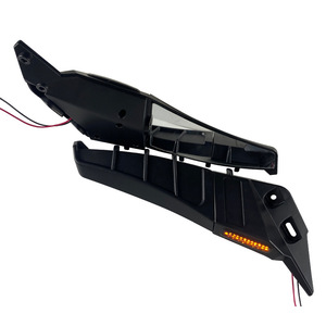 Rétroviseur de moto à aile d'ange rotative avec clignotant LED, rétroviseur latéral à aile fixe pour YAMAHA GSR Race 600 - Product Image 5