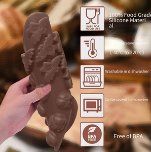Issili Christmas Tree Chocolate Mold, Food-Grade Silicone Pastry & Cookie <b>Baking</b> Mold, Customizable - Product Image 2