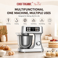 Robot pâtissier Cheftronic 6L avec écran tactile et balance intégrée, programmes automatiques, fermentation, multifonction, pour la pâtisserie et la préparation des aliments