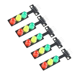 Nouveau module d'affichage LED Mini 5V pour feux de circulation Arduino, rouge, jaune, vert, LED RGB F5 5mm - Kit électronique DIY pour feux de circulation - Product Image 3