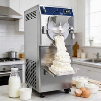 Industriële ijsmachine met grote capaciteit (56-108L), voor Italiaans gelato.