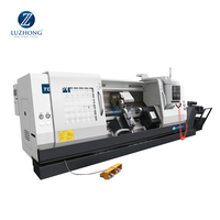 Tour CNC horizontal incliné léger pour applications ferroviaires TCK630Y TCK800Y à double broche