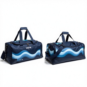 Sac de sport et de voyage personnalisable grande capacité, en coton et polyester, avec fermeture éclair, haute qualité, tendance - Product Image 1