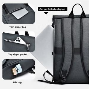 Sac à dos d'affaires pour ordinateur portable, design tendance personnalisé, grande capacité, sac à dos pour étudiants, fabriqué en usine BSCI - Product Image 4