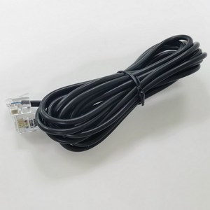RJ9/RJ11/RJ12/RJ45 <span class=keywords><strong>Cable</strong></span> de teléfono redondo Teléfono de 6 pines Línea de 5 núcleos <span class=keywords><strong>Cable</strong></span> de teléfono de cobre desnudo - Product Image 3