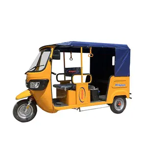 Hot Sale High Quality Comfortable TukTuk Taxi Electrical Passenger Trike Electric Tricycle For Traveling