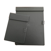 Porte-documents en cuir PU A4 A5 A6 renforcé avec logo personnalisé pour les réunions