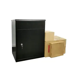 Weatherproof Anti Steal Courier Receiving Package Parcel Delivery Drop Box Letter Mailbox Wholesale Custom