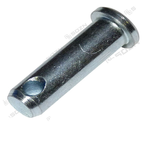 Zingage plat broche à chape avec tête - Product Image 1