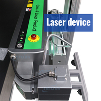 Machines de marquage laser CO2 portables pour métaux, avec codeur CO2 et convoyeur pour numérotation par lots
