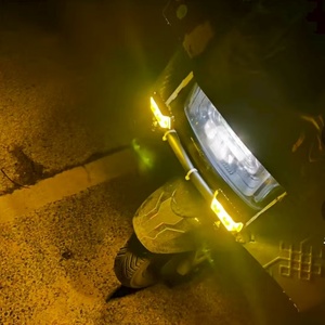 <span class=keywords><strong>BAObao</strong></span> ไฟสปอตไลท์ LED 18W ขนาดเล็กสำหรับขับรถสปอตไลท์สีแดงสีน้ำเงินเลนส์3/4ไฟตัดหมอกอลูมิเนียมสำหรับรถจักรยานยนต์ตำแหน่งด้านหน้า - Product Image 4