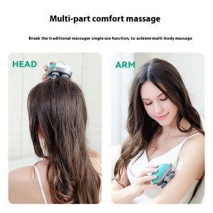 Masajeador de Cabeza Ultrasónico Inteligente, Batería de 1200 mAh, Temporizador de 20 Minutos para Masaje Vibratorio del Cuero Cabelludo, Uso Prolongado, Regalo para el Hogar - Product Image 2