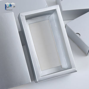 日本热卖紫色白色黑色定制标志首饰盒2厘米高度海绵抽屉珠宝戒指手链紫外线涂层压花 - Product Image 6