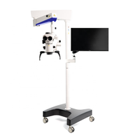 Microscope dentaire portable pas cher Zumax avec sources de lumière LED et longue distance de travail