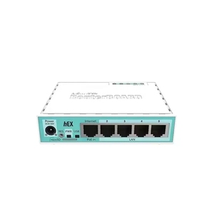 Ban Đầu Mới Mikro Tik 5-Port Ros Mềm Định Tuyến Gigabit Mini Nhà <span class=keywords><strong>Wifi</strong></span> Rb750gr3 Router Trong Kho Hex Rb750gr3 - Product Image 2