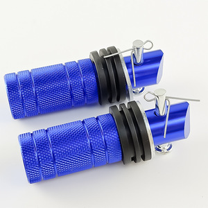 Pedales de Motocicleta Qiangye, de Aleación de Aluminio CNC, Moleteados, Multicolores, para Motos Deportivas - Product Image 2