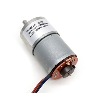 Venta directa de fábrica de servomotores miniatura con engranajes, motores con caja de ruedas de 37 mm para cambio de velocidad, motores miniatura de CC con engranajes. - Product Image 1