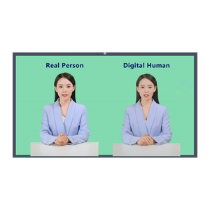 Noticias corporativas Portavoz digital Multilingüe Streamer Tecnología AI Digital Human Live Stream Box para TikTok Youtube Shopee - Product Image 1