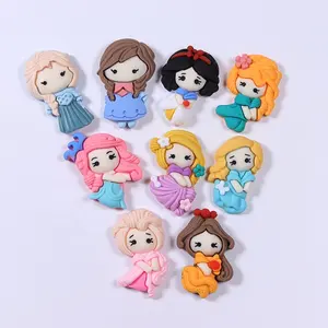 resin crafts princesa Kwaii Fairy Princess Flat Back DIY Resin Slime Charms for Micro Landscape Doll House Ornaments