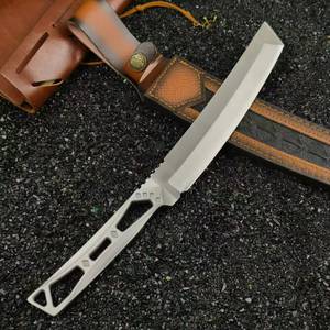 Épée de samouraï japonaise à lame droite, à manche creux et à bords froids, personnalisée, en acier inoxydable, couteau multifonctionnel - Product Image 3