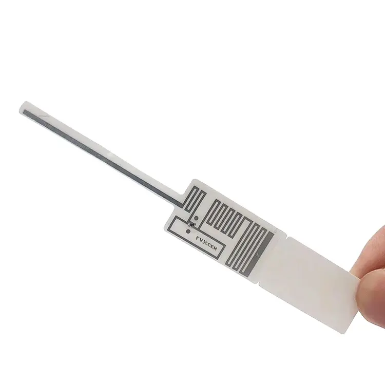 Großhandel UHF MR6 Ohrring hängen Schmuck Barcode RFID Anti-Diebstahl-Tags kostenlose Probe für Schmuck-Management