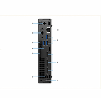 Boîtier d'ordinateur de bureau compact, robuste et haute performance DDR4, mini format, pour le traitement des données d'entreprise, le bureau