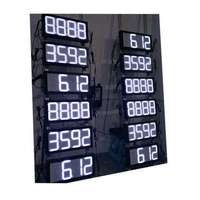 Panneaux de prix de gaz Led OEM panneau de prix de gaz Led Station-service 7 segments numéro numérique