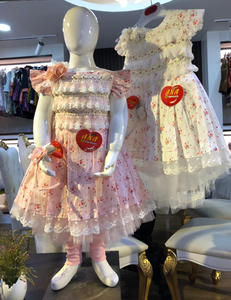 Vestido con estampado de cola de algodón para niña, el mejor diseño paquistaní con bonito vestido de fiesta - Product Image 4