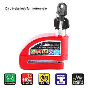 Kunci <span class=keywords><strong>Alarm</strong></span> Sepeda Motor 110db, Kunci Cakram Sepeda, Pengaman Aluminium Alloy, <span class=keywords><strong>Alarm</strong></span> Motor, Kunci Skuter Listrik - Product Image 2