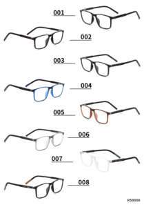 Thâm quyến nhà máy bán buôn mùa xuân bản lề Gọng kính khung, Chất lượng cao đen vuông quang gọng kính khung TR90 - Product Image 5