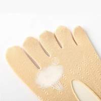 WUYANG FACTORY respirant femmes coupe basse cheville orteil chaussettes séparateur d'orteil 5 doigts orteils pied alignement chaussettes